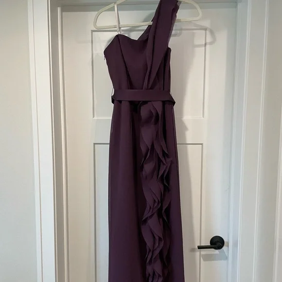 Vera Wang White Dress - Plum - Picture 1 of 5